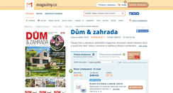 Desktop Screenshot of dum-zahrada.magaziny.cz