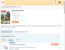Tablet Screenshot of dum-zahrada.magaziny.cz