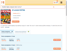 Tablet Screenshot of 21-stoleti-extra.magaziny.cz