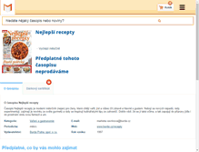Tablet Screenshot of nejlepsi-recepty.magaziny.cz
