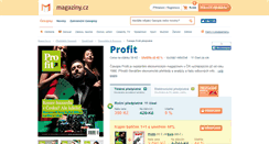 Desktop Screenshot of profit.magaziny.cz