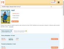 Tablet Screenshot of golf.magaziny.cz