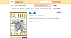 Desktop Screenshot of guide.magaziny.cz