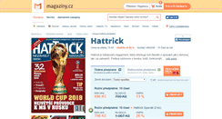 Desktop Screenshot of hattrick.magaziny.cz