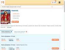 Tablet Screenshot of hattrick.magaziny.cz