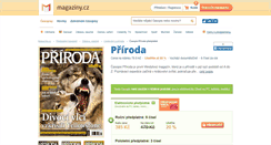 Desktop Screenshot of priroda.magaziny.cz