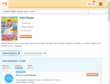 Tablet Screenshot of pani-domu.magaziny.cz