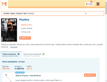 Tablet Screenshot of playboy.magaziny.cz
