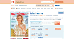 Desktop Screenshot of marianne.magaziny.cz