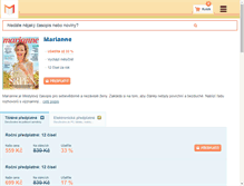 Tablet Screenshot of marianne.magaziny.cz