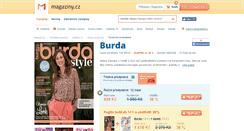 Desktop Screenshot of burda.magaziny.cz
