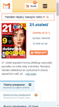 Mobile Screenshot of 21-stoleti.magaziny.cz