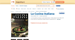 Desktop Screenshot of la-cucina-italiana.magaziny.cz