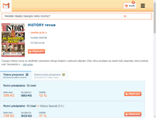 Tablet Screenshot of history-revue.magaziny.cz